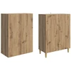 Spintelė 2 pcs Artisano ąžuolo 66 x 34,5 x 90 cm
