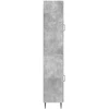Spintelė 2 pcs Betono pilka 33 x 34,5 x 89,5 cm