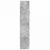 Spintelė 2 pcs Betono pilka 33 x 34,5 x 87 cm Apdirbta mediena