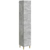 Spintelė 2 pcs Betono pilka 33 x 34,5 x 90 cm Apdirbta mediena