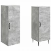 Spintelė 2 pcs Betono pilka 33 x 34,5 x 89,5 cm