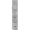 Spintelė 2 pcs Betono pilka 33 x 34,5 x 87 cm Apdirbta mediena
