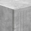 Spintelė 2 pcs Betono pilka 34,5 x 33 x 90 cm Apdirbta mediena