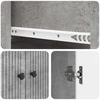 Spintelė 2 pcs Betono pilka 66 x 34,5 x 90 cm Apdirbta mediena