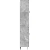 Spintelė 2 pcs Betono pilka 66 x 34,5 x 89,5 cm