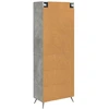 Spintelė 2 pcs Betono pilka 66 x 34,5 x 90 cm Apdirbta mediena