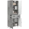 Spintelė 2 pcs Betono pilka 66 x 34,5 x 89,5 cm