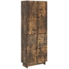 Spintelė 2 pcs Dūminio ąžuolo 66 x 34,5 x 90 cm