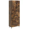 Spintelė 2 pcs Dūminio ąžuolo 66 x 34,5 x 90 cm