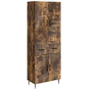 Spintelė 2 pcs Dūminio ąžuolo 66 x 34,5 x 89,5 cm