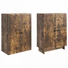 Spintelė 2 pcs Dūminio ąžuolo 66 x 34,5 x 90 cm