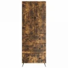 Spintelė 2 pcs Dūminio ąžuolo 66 x 34,5 x 90 cm