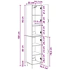 Spintelė 2 pcs Itin blizgi balta 33 x 34,5 x 89,5 cm