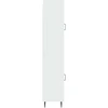Spintelė 2 pcs Itin blizgi balta 33 x 34,5 x 89,5 cm