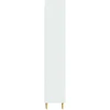 Spintelė 2 pcs Itin blizgi balta 33 x 34,5 x 90 cm