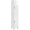 Spintelė 2 pcs Itin blizgi balta 33 x 34,5 x 89,5 cm