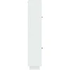 Spintelė 2 pcs Itin blizgi balta 66 x 34,5 x 90 cm