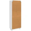 Spintelė 2 pcs Itin blizgi balta 66 x 34,5 x 90 cm
