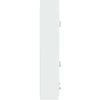 Spintelė 2 pcs Itin blizgi balta Apdirbta mediena