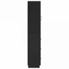 Spintelė 2 pcs Juoda 33 x 34,5 x 87 cm Apdirbta mediena