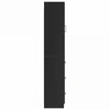 Spintelė 2 pcs Juoda 33 x 34,5 x 87 cm Apdirbta mediena