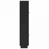 Spintelė 2 pcs Juoda 34,5 x 33 x 90 cm Apdirbta mediena