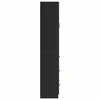 Spintelė 2 pcs Juoda 66 x 34,5 x 87 cm Apdirbta mediena