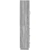 Spintelė 2 pcs Pilka Sonoma 33 x 34,5 x 87 cm Apdirbta mediena
