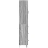Spintelė 2 pcs Pilka Sonoma 33 x 34,5 x 90 cm Apdirbta mediena