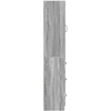 Spintelė 2 pcs Pilka Sonoma 33 x 34,5 x 87 cm Apdirbta mediena