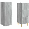 Spintelė 2 pcs Pilka Sonoma 33 x 34,5 x 90 cm Apdirbta mediena