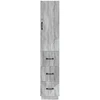 Spintelė 2 pcs Pilka Sonoma 33 x 34,5 x 87 cm Apdirbta mediena