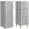 Spintelė 2 pcs Pilka Sonoma 33 x 34,5 x 90 cm Apdirbta mediena