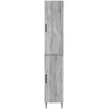 Spintelė 2 pcs Pilka Sonoma 33 x 34,5 x 89,5 cm