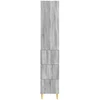 Spintelė 2 pcs Pilka Sonoma 33 x 34,5 x 90 cm Apdirbta mediena