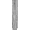 Spintelė 2 pcs Pilka Sonoma 34,5 x 33 x 90 cm Apdirbta mediena