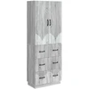 Spintelė 2 pcs Pilka Sonoma 66 x 34,5 x 87 cm Apdirbta mediena