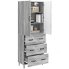 Spintelė 2 pcs Pilka Sonoma 66 x 34,5 x 90 cm Apdirbta mediena