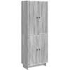 Spintelė 2 pcs Pilka Sonoma 66 x 34,5 x 90 cm Apdirbta mediena