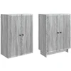 Spintelė 2 pcs Pilka Sonoma 66 x 34,5 x 90 cm Apdirbta mediena
