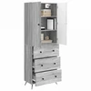 Spintelė 2 pcs Pilka Sonoma 66 x 34,5 x 90 cm Apdirbta mediena