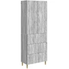 Spintelė 2 pcs Pilka Sonoma 66 x 34,5 x 90 cm Apdirbta mediena