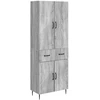 Spintelė 2 pcs Pilka Sonoma 66 x 34,5 x 89,5 cm