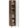 Spintelė 2 pcs Sendintos medienos 33 x 34,5 x 89,5 cm
