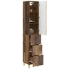 Spintelė 2 pcs Sendintos medienos 33 x 34,5 x 90 cm