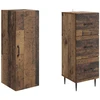 Spintelė 2 pcs Sendintos medienos 33 x 34,5 x 90 cm