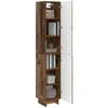 Spintelė 2 pcs Sendintos medienos 34,5 x 33 x 90 cm