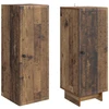 Spintelė 2 pcs Sendintos medienos 34,5 x 33 x 90 cm