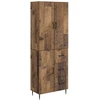 Spintelė 2 pcs Sendintos medienos 66 x 34,5 x 89,5 cm