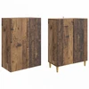 Spintelė 2 pcs Sendintos medienos 66 x 34,5 x 90 cm